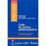 Code de justice administrative 2001