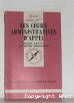 Les Cours administratives d'appel