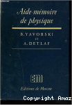 Aide-Mémoire de physique vignette