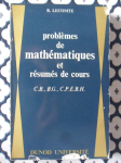 Problèmes de mathématiques et résumés de cours
