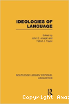 Ideologies of language