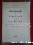 Physiologie et biochimie de la nutrition