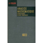 Analyse mathématique : fonctions de plusieurs variables réelles 1éré et 2é parties vignette