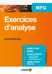 Exercices d'analyse MPSI vignette