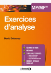 Exercices d'analyse MP/MP* vignette