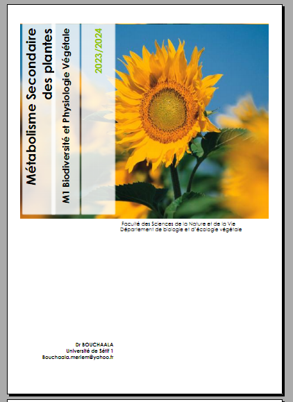 Métabolisme secondaire des plantes