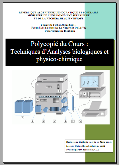 Techniques d’Analyses biologiques et physico-chimique
