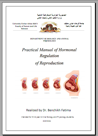 Practical Manual of Hormonal Regulation of Reproduction