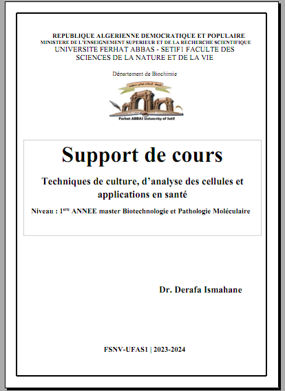 Techniques de culture, d’analyse des cellules et applications en santé