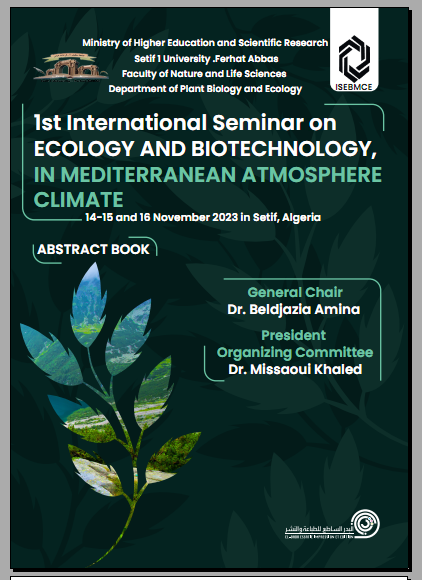 1st International Seminar on ecology and biotechnology in mediterranean atmospher climate