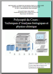 Techniques d’Analyses biologiques et physico-chimique vignette