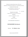 Ecologie générale vignette