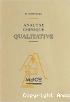 Manuel d'analyse chimique qualitative