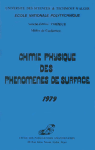 Chimie physique des phénomènes de surface