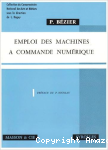 Emploi des machines à commande numérique