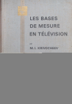 Les bases de mesure en télévision