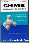 Chimie minérale et organique