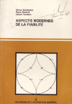 Aspects modernes de la fiabilité