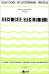 Electricite, électronique
