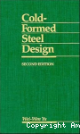 Cold-formed steel design