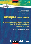Analyse avec maple