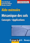 Aide-mémoire mécanique des sols