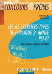 Les 65 exercices-types de physique 2ème année PSI-PT