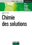 Chimie des solutions