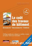 Le cout des travaux de bâtiment