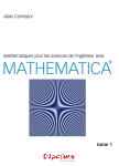 Mathématiques pour les sciences de l'ingénieur avec mathématica