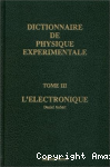 Dictionnaire de physique expérimentale Tome 3