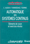 Automatique des systèmes continus