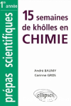 15 semaines de kholles en chimie