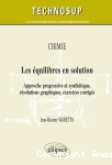 Les équilibres en solution