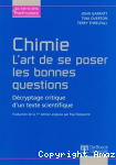 Chimie l'art de se poser les bonnes questions