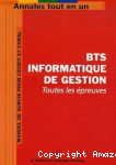 Annales tout en un pour BTS informatique de gestion