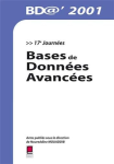 17 journées sur les bases de données avancées