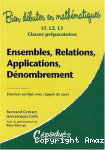 Ensembles, relations, applications, dénombrement